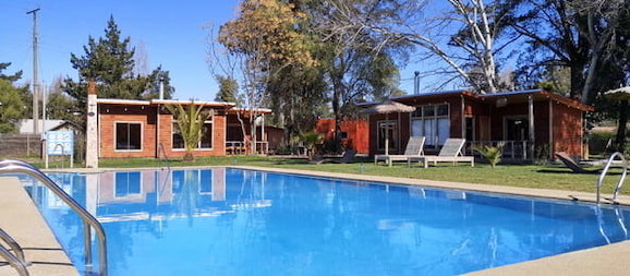 Cabañas Las Cabras, recepcion